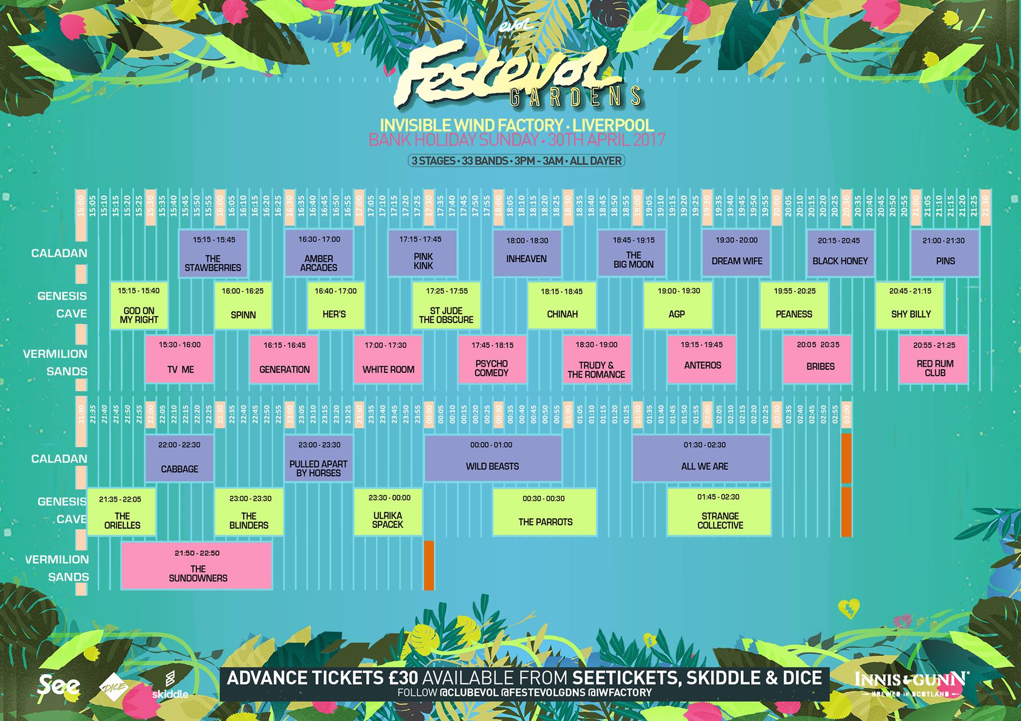 Festevol 2017 festival map
