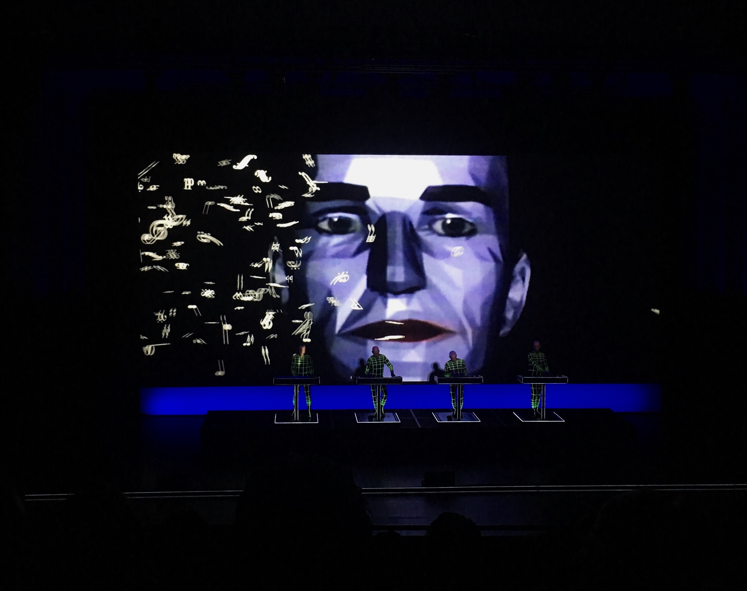  Kraftwerk 3-D Show at Liverpool Philharmonic Hall