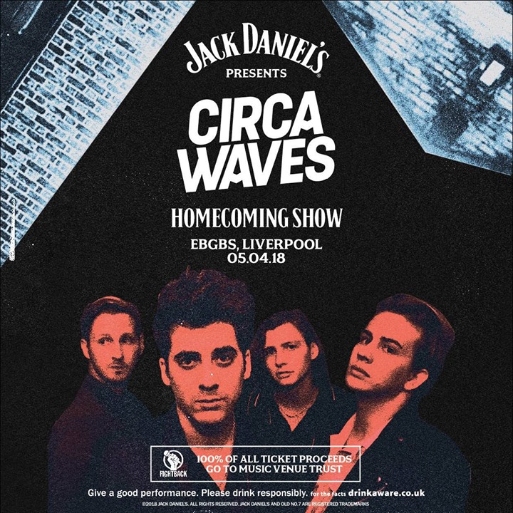  Circa Waves at EBGBs, Liverpool