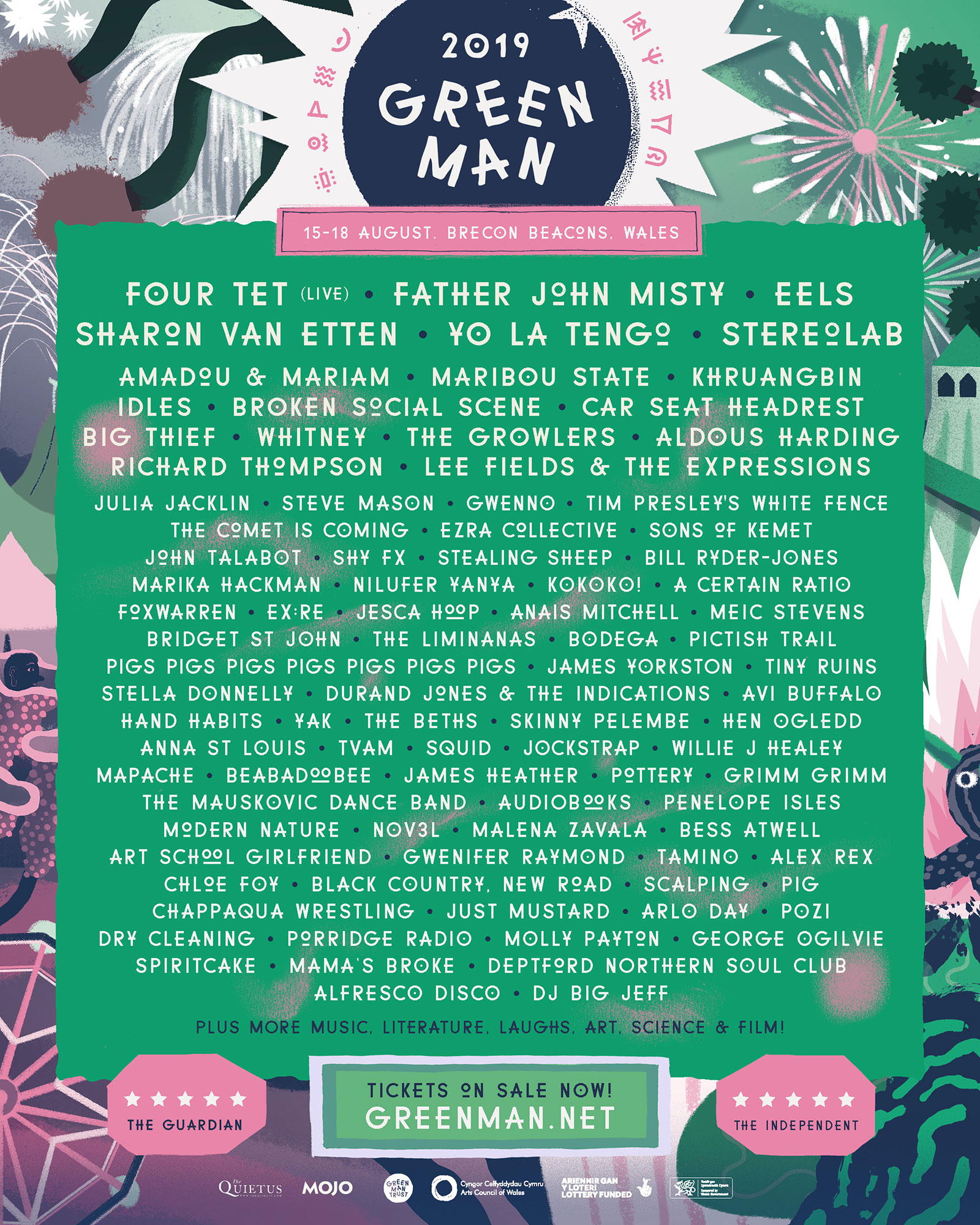  Green Man Festival announce the first details of this year’s festival, and you will not be disappointed…