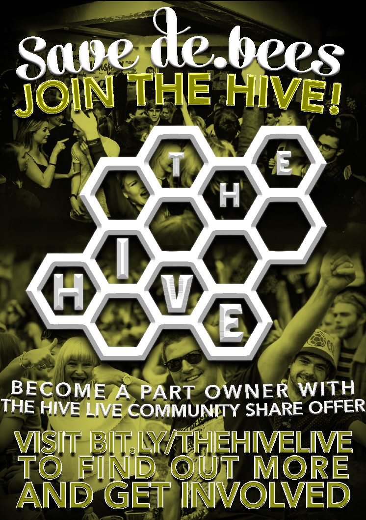 The Hive step up to save Cheshire music venue De Bees.