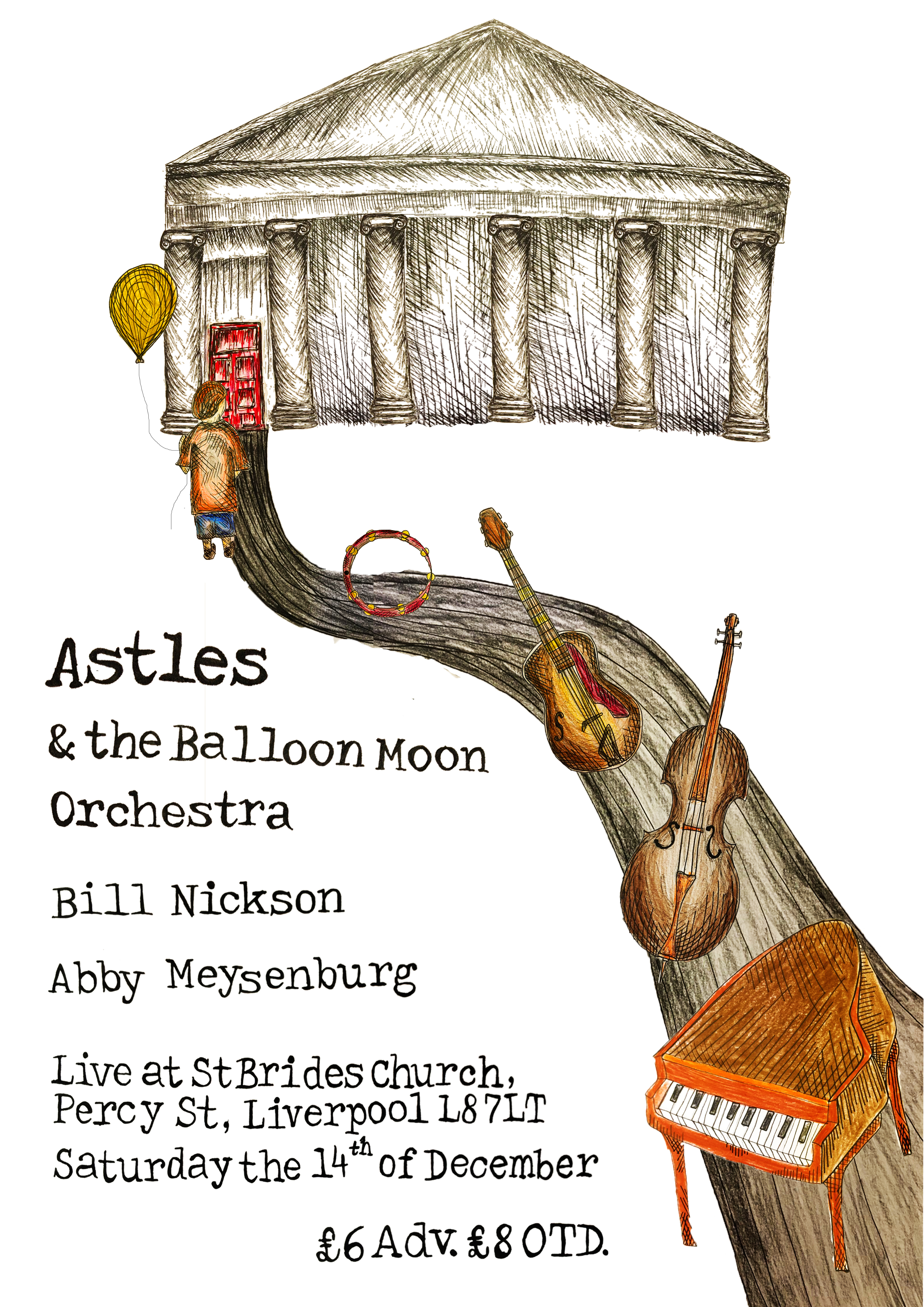 St. Bride’s Church to host a daring night of music with Astles, Bill Nickson & more.