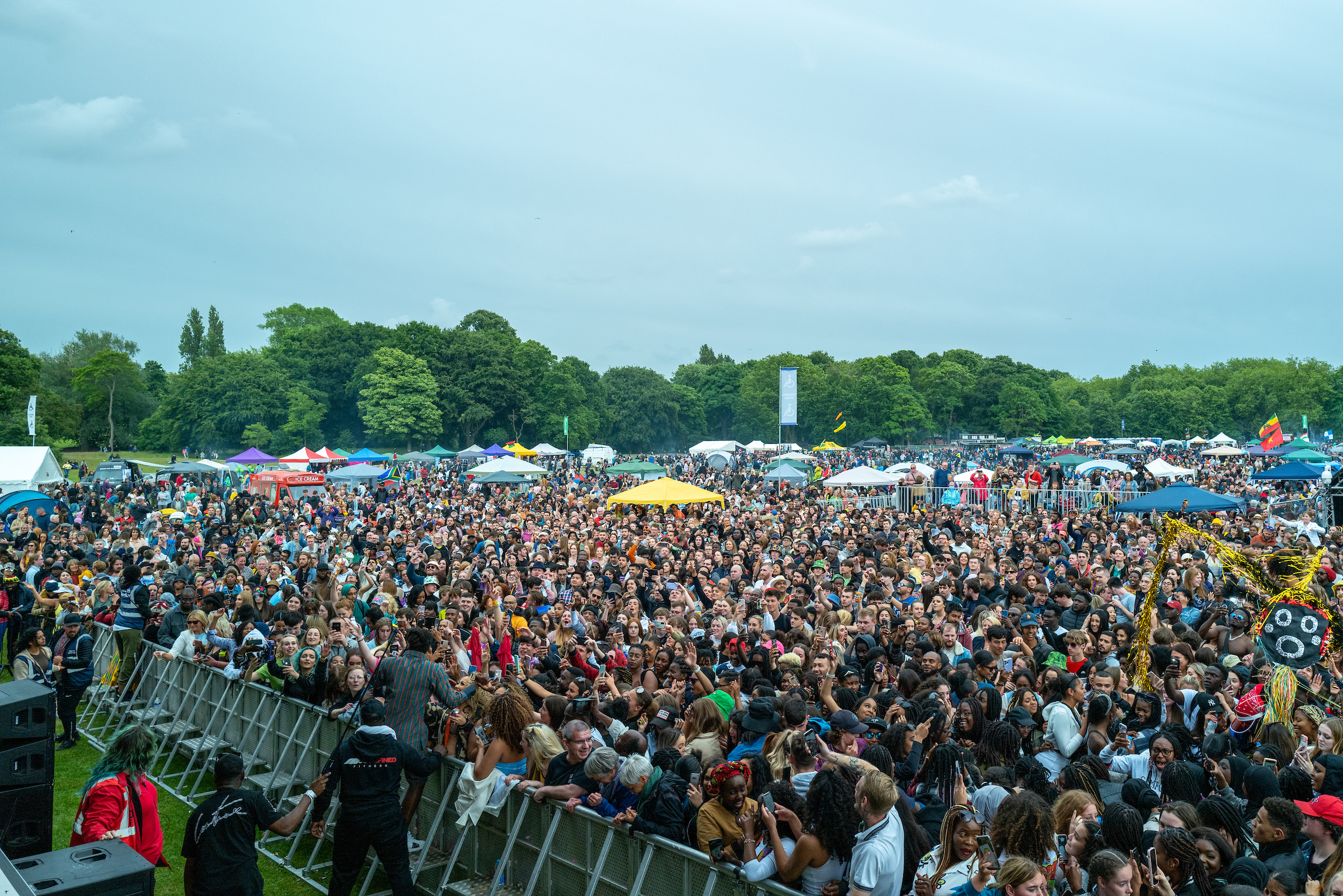 A festival crowd at Africa Oyé in Liverpool.
