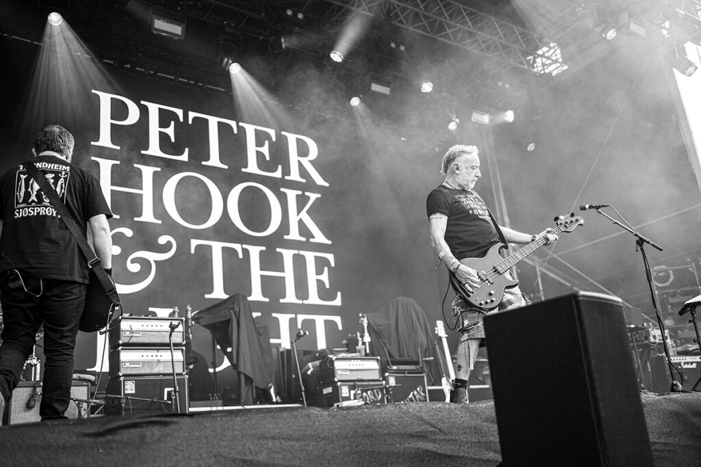 Peter Hook & The Light performing live in Rochdale