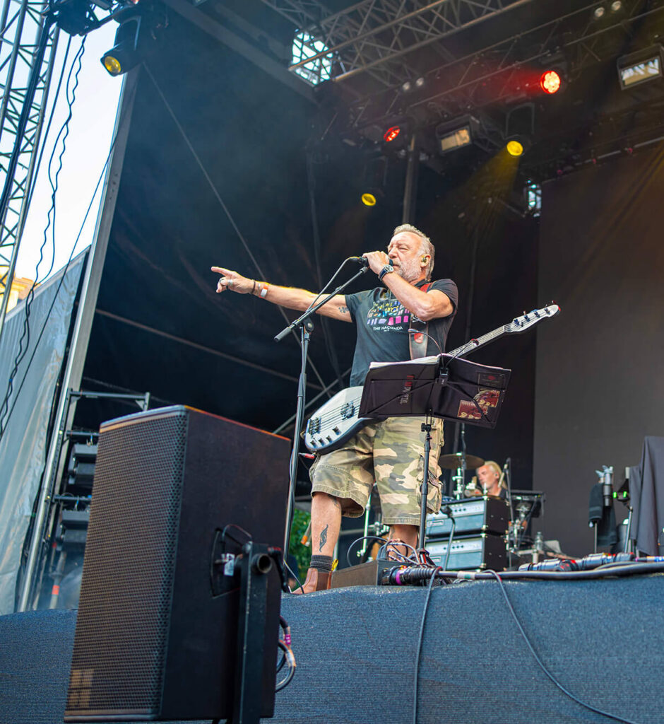 Peter Hook & The Light performing live in Rochdale