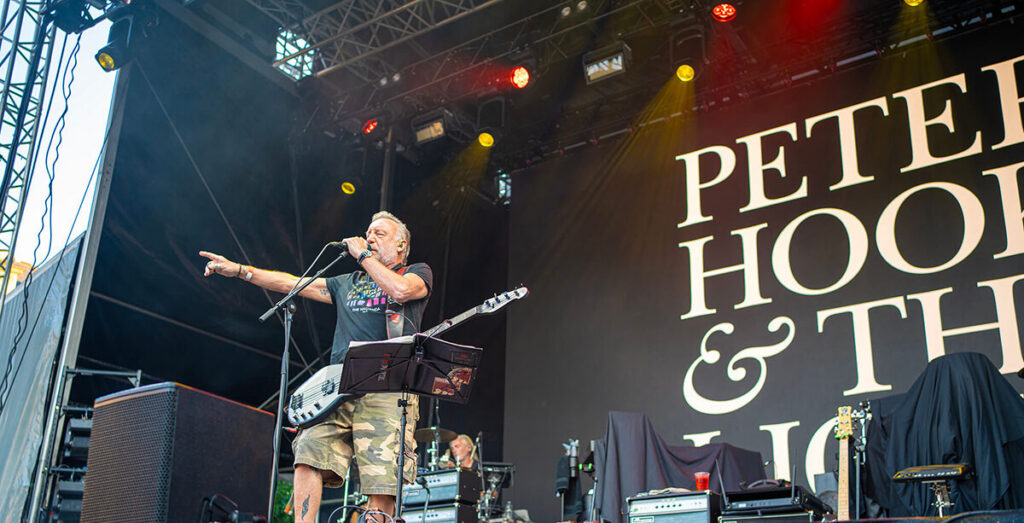 Peter Hook & The Light performing live in Rochdale