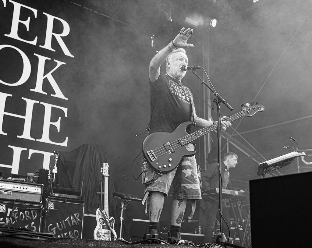 Peter Hook & The Light performing live in Rochdale